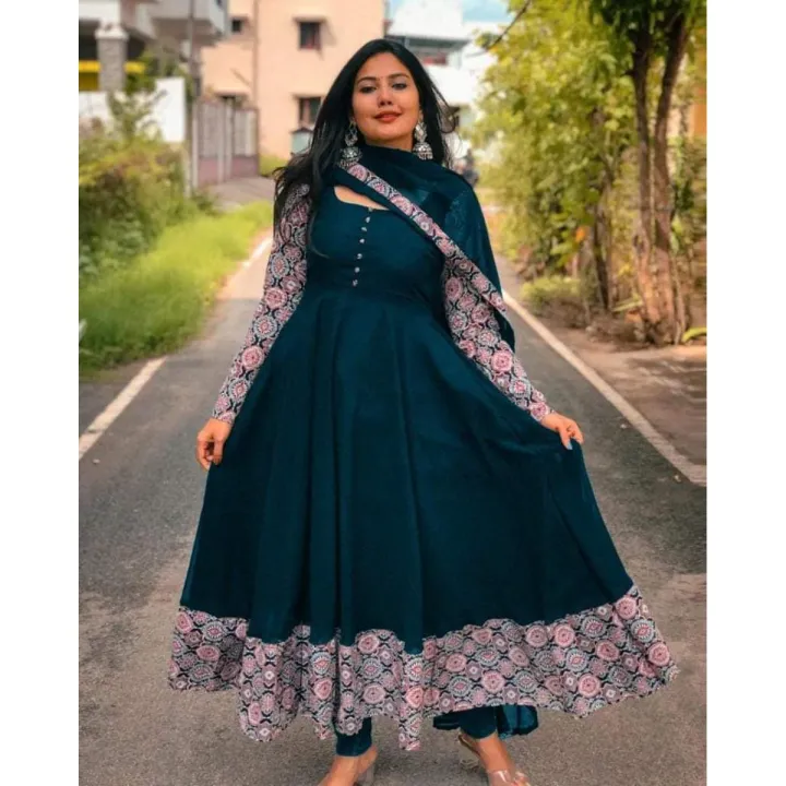 Cotton Three Piece for Women Unstitched