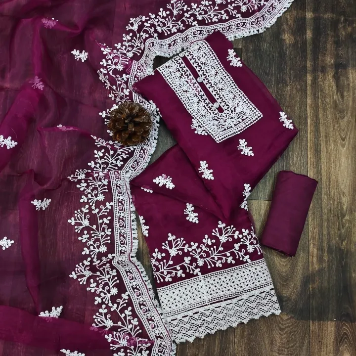Kashmiri Ari Work Georgette Embroidered