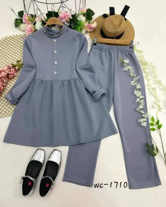 Baby Pink Sanganeri Print Tunic